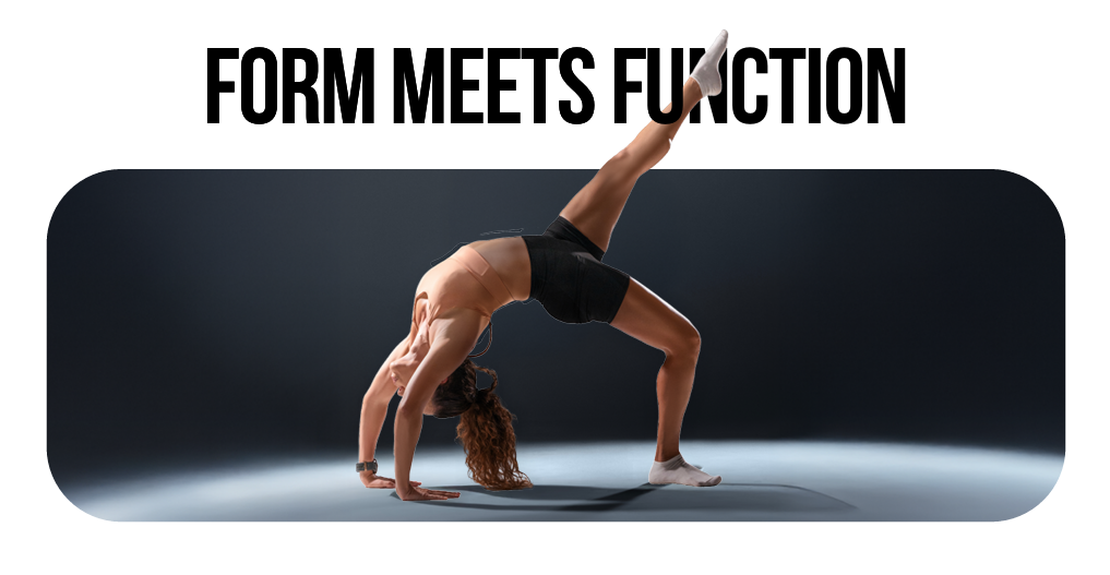 Female athlete training in gym